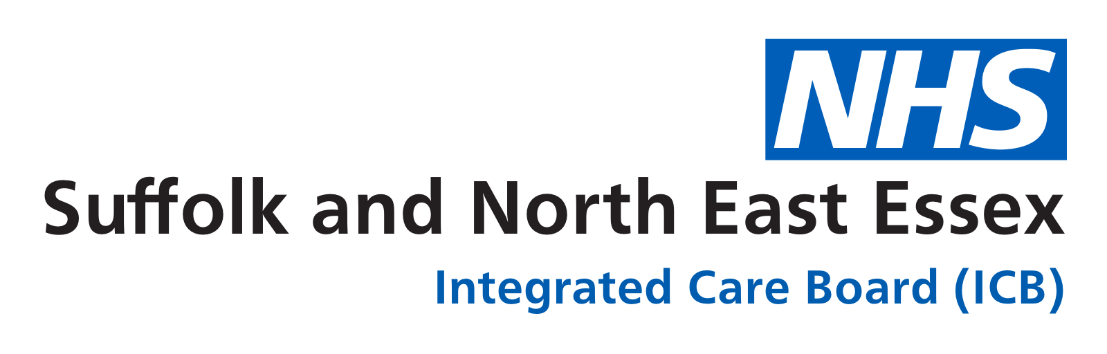 Suffolk and north east essex integrated care board logo