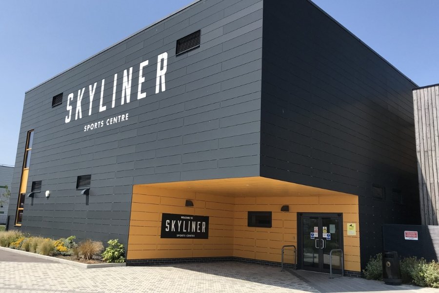 view from outside skyliner entrance